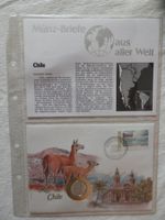 Münzbrief Chile 10 Centavos 1979