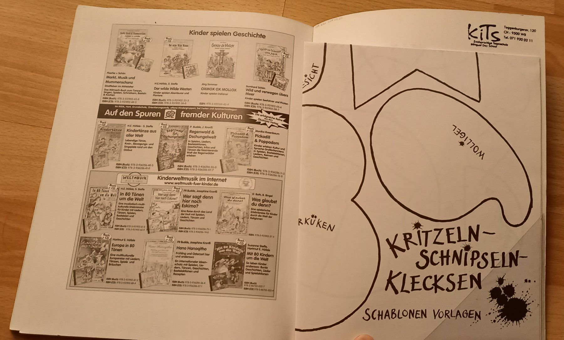 Libri: Bastelbuch für Kinder ab 2J. – Usato da st.gallen venduto da mona3 5
