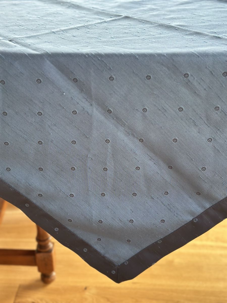 Altra biancheria da tavola: Tischdecke, blau mit Muster, Polyester, 90x90cm, Top Zustand – Usato da Rothenburg venduto da wer_g9fd 1