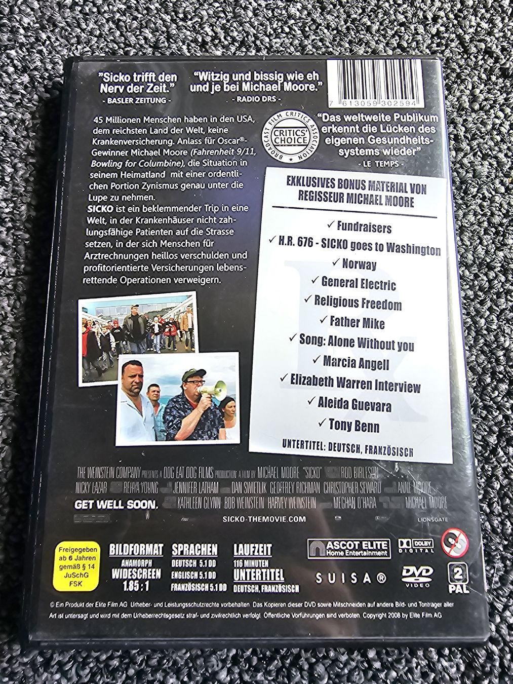 Tutti i DVDs: DVD Sicko(16728) – Usato da Ruswil venduto da jan_bxl5 1