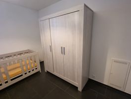 Kinderzimmer Pinolino Kleiderschrank, Bett, Wickel-Kommode