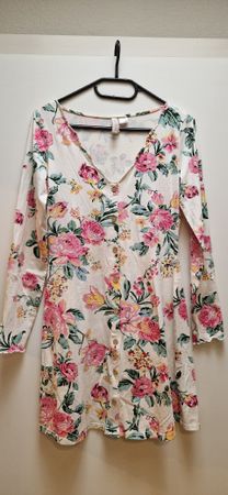 H&M Kleid, Grösse S, Blumenmuster, Top Zustand!
