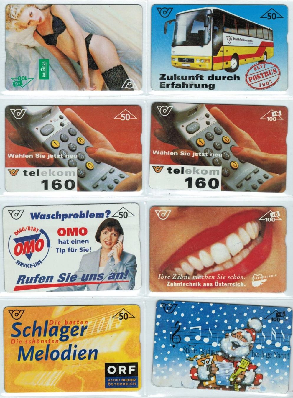 Telefon- & Taxkarten: 8 Telefonkarten Österreich – Gebraucht aus Zürich von Tolima194
