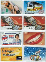 8 Telefonkarten Österreich