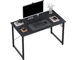Bürotisch schwarz, Schreibtisch 100x48cm, Computertisch