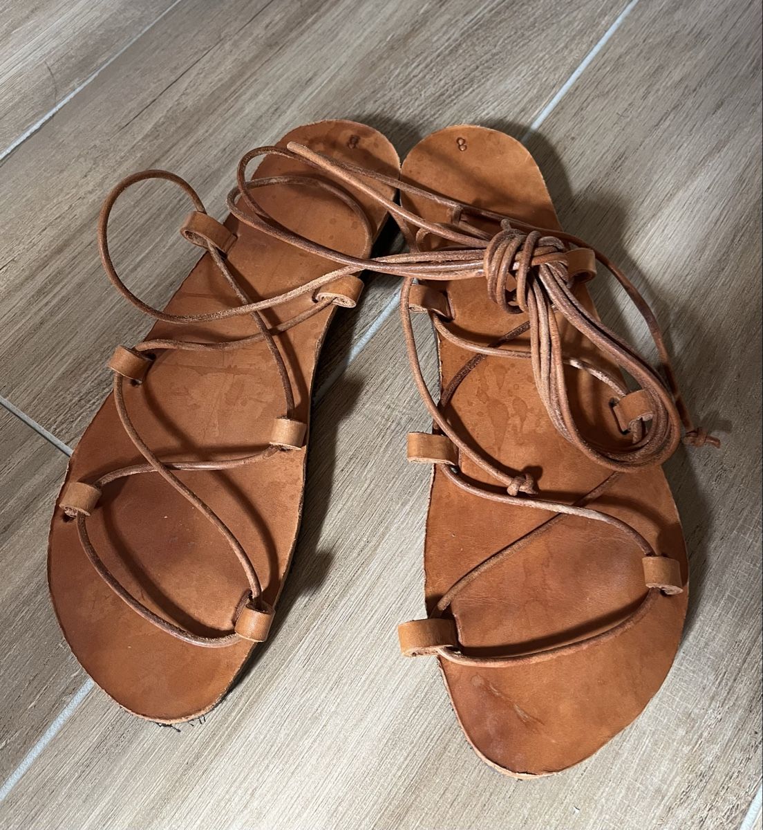 Scarpe da donna: Sandales grecques cuir – Usato da Euseigne venduto da so.ART 2