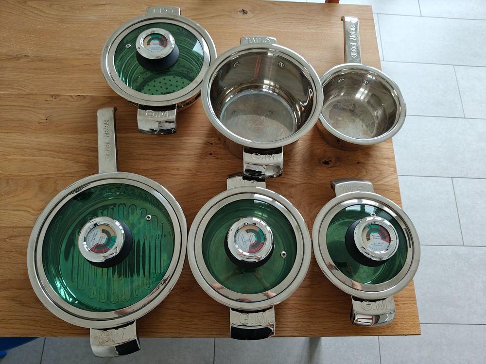 Stapelbare Töpfe Florosa 9-teiliges Keramik Pfanne Produktbild-Vorschau 10