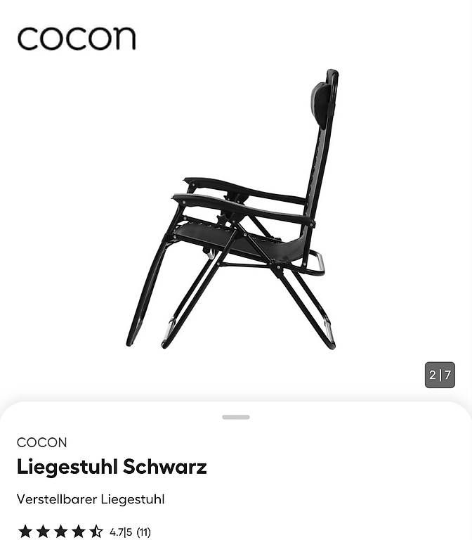 Liegen & Liegestühle: Liegestuhl Cocon – Gebraucht aus Aarberg von oet_2z9x 1
