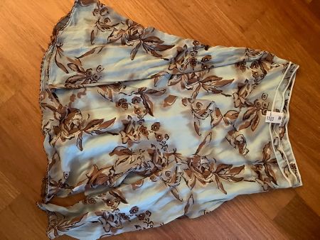 Blumarine Seidenrock, Gr. 36, Sommerrock mit Blumenmuster