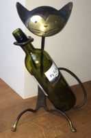 Bosse Flaschenhalter KATZE,wie Hagenauer, Deko, vintage