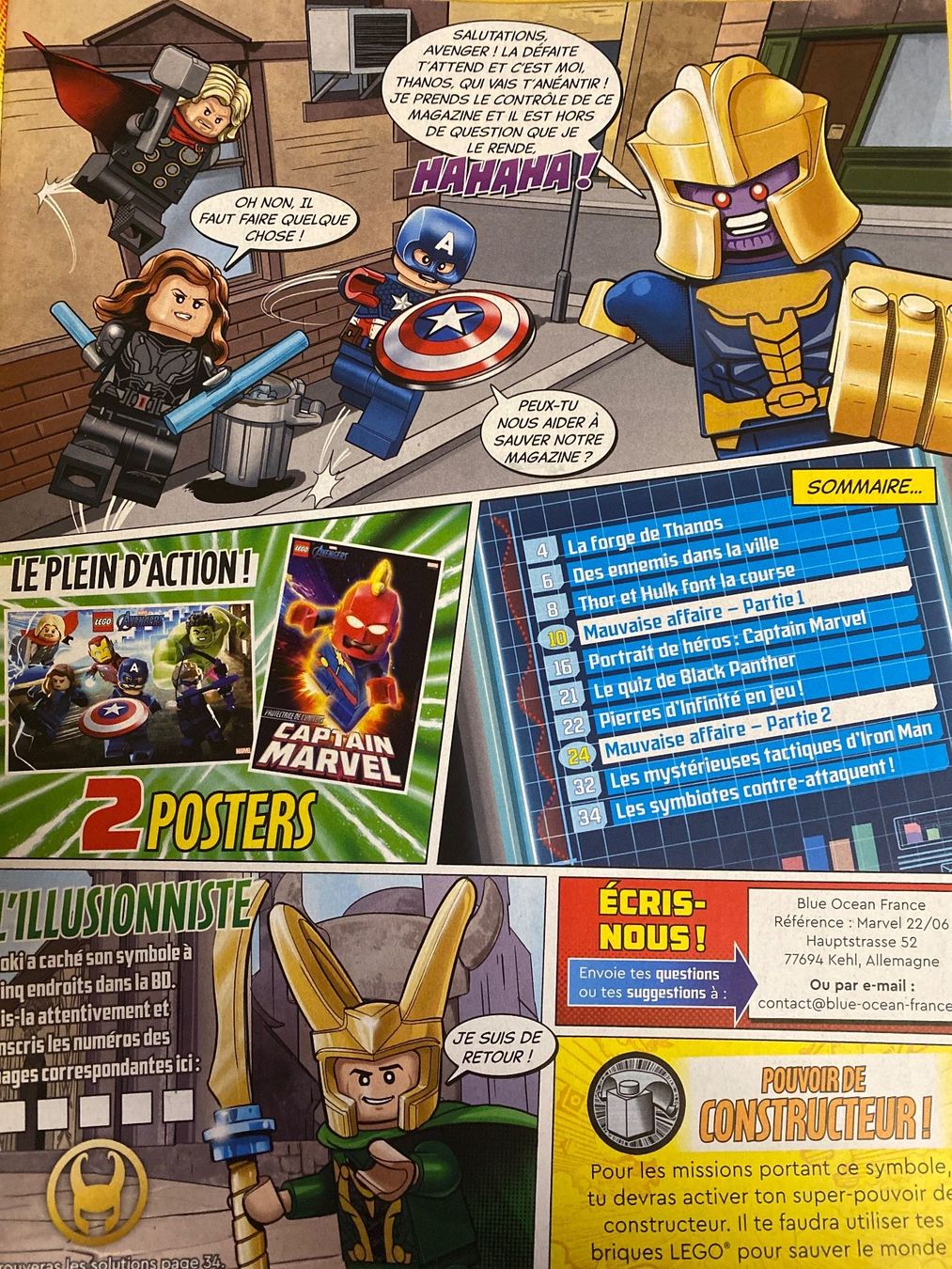 Zeitschriften & Magazine: LEGO® Magazine Avengers - 2 posters – Gebraucht aus Le Brassus von cinema13 1
