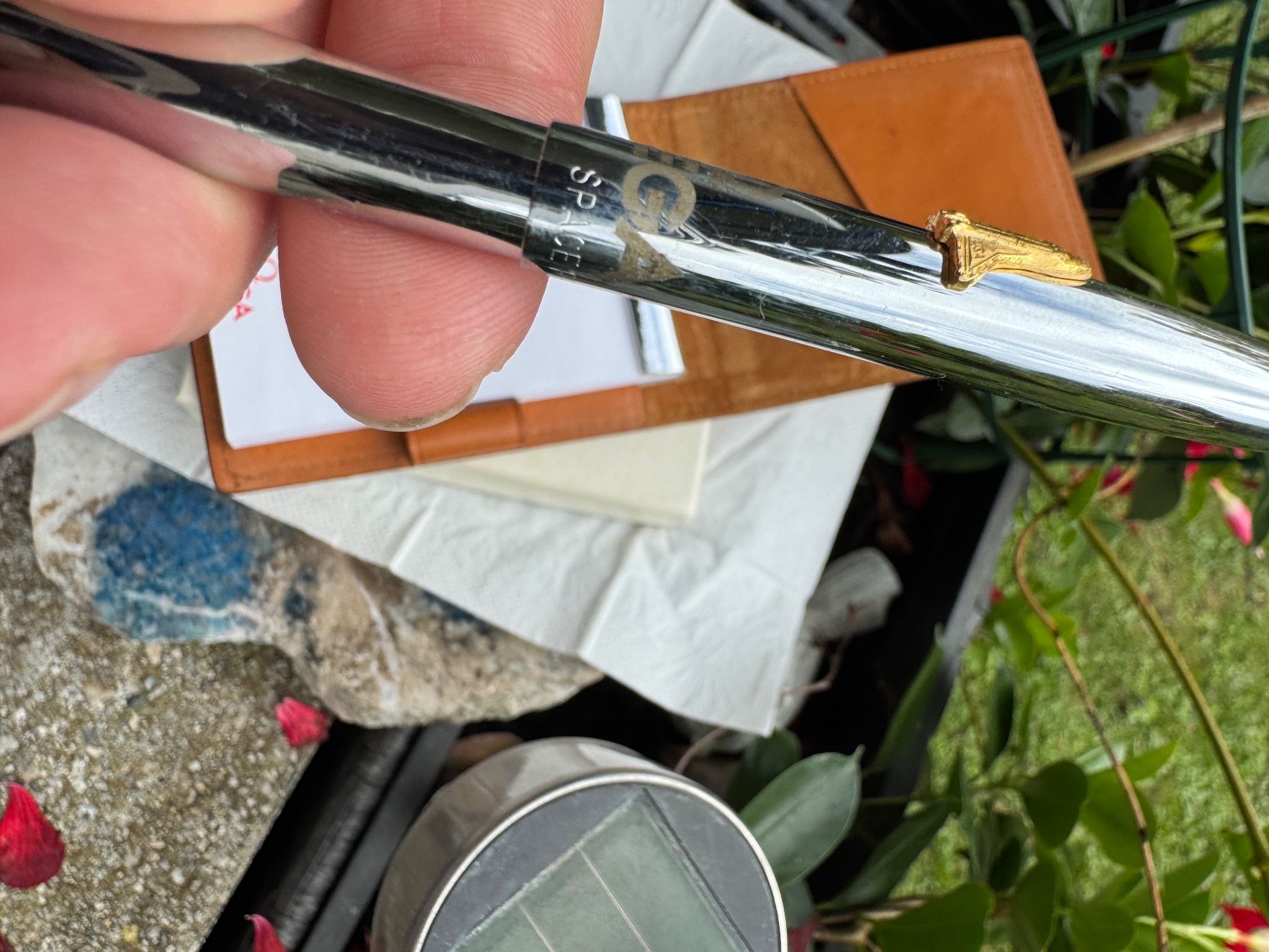 Omega Orologi: Omega Notebook mit Stift Omega space Shuttle – Usato da Ipsach venduto da Besos 5