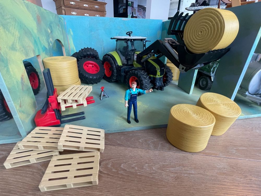 BRUDER Bauernhof, Traktor, CLAAS, Forstwagen, Zubehör ab 1.- | Kaufen