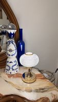 Tischlampe in Silber / Gold 