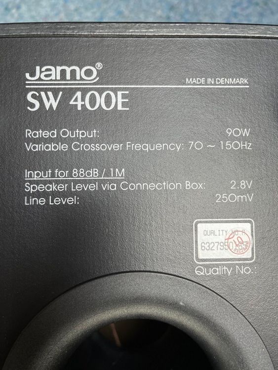 Subwoofer Jamo SW400E 90Watt Kaufen auf Ricardo