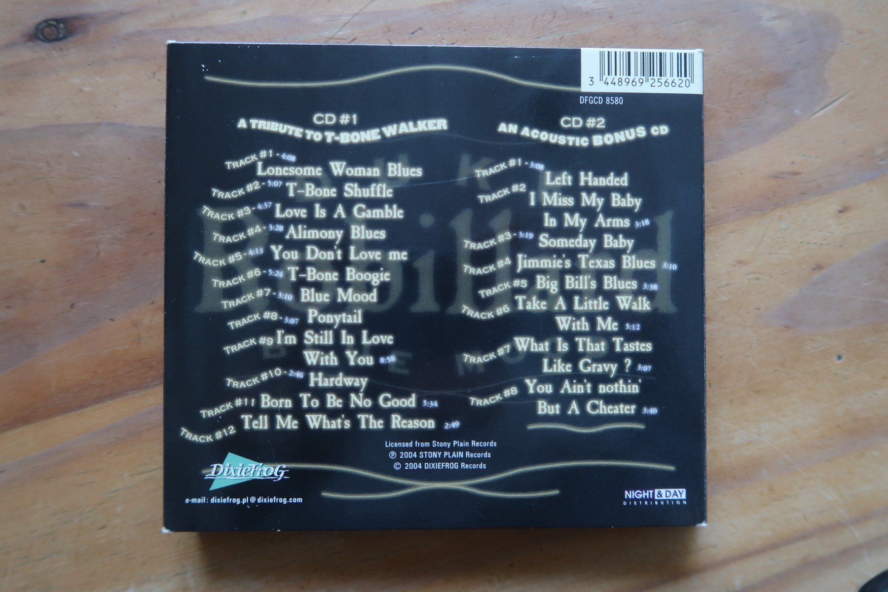 CD: DUKE ROBILLARD - BLUE MOOD - 2x CD – Usato da Basel venduto da Patiscat 1