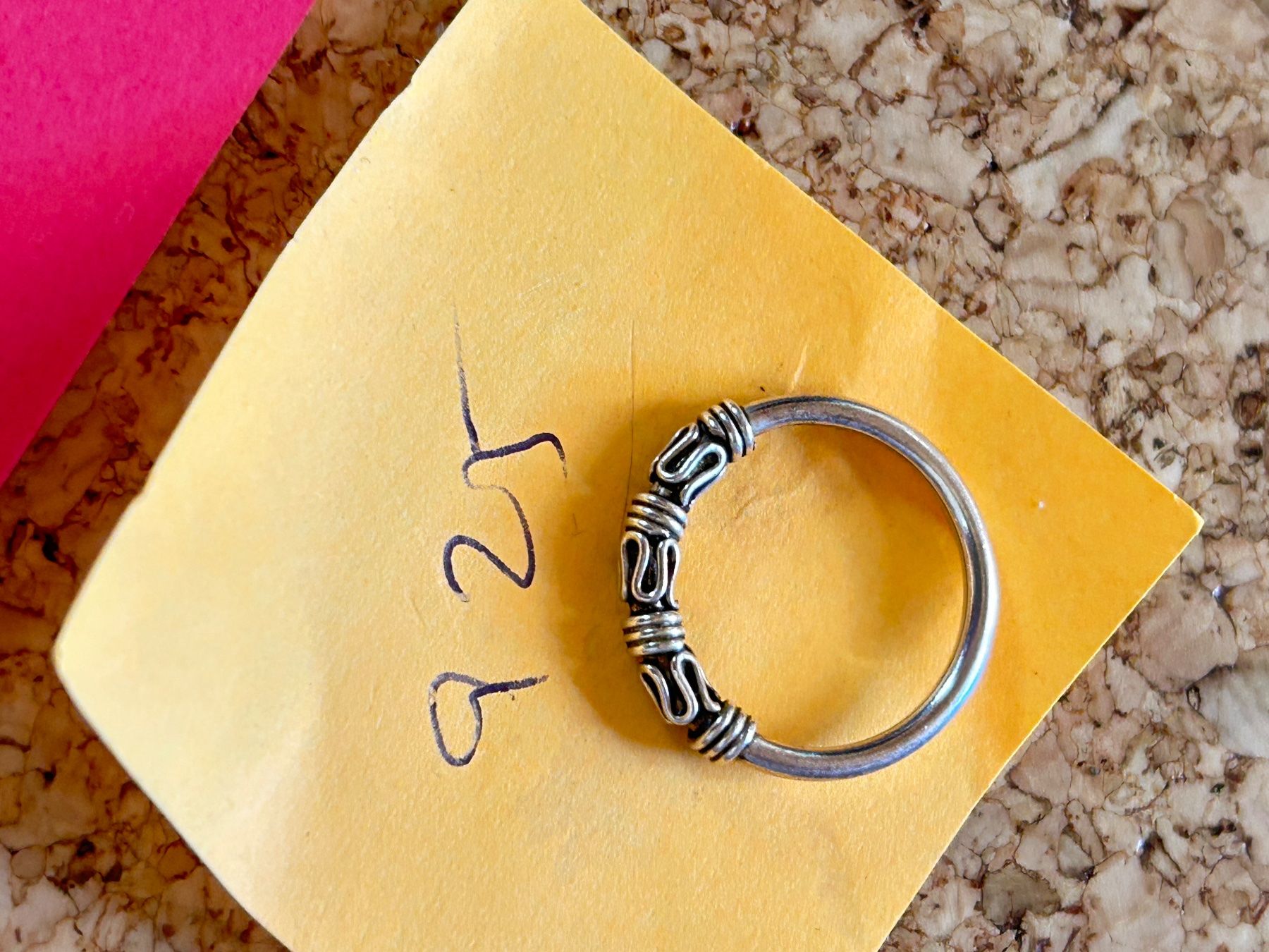 Anelli: Vintage Silberring "SNAKE" Grösse 53 – Usato da Dittingen venduto da Bellevista 4