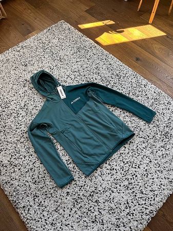 adidas Terrex Xperior Climawarm Light Fleece Hooded Jacket