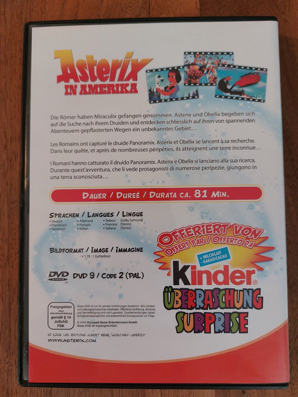 Tutti i DVDs: DVD - Asterix in Amerika – Usato da Rheinfelden venduto da FilmAuktion 1