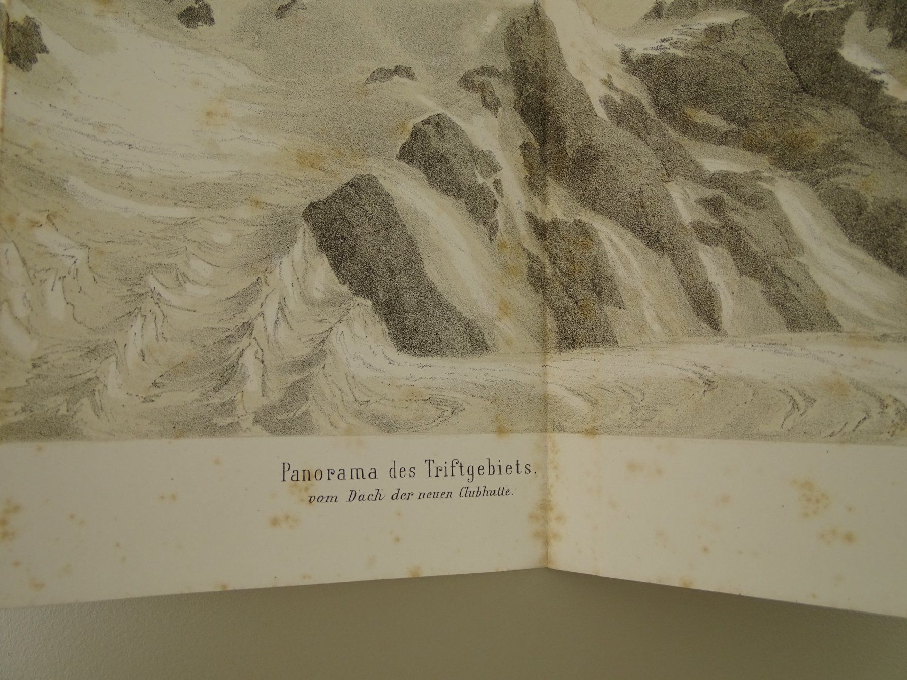 Incisioni: TRIFTGEBIET, PANORAMA 1868 – Usato da Grüningen venduto da Kartensammler 4