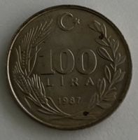 Türkei 100 Lira 1987 – Türkische Münze