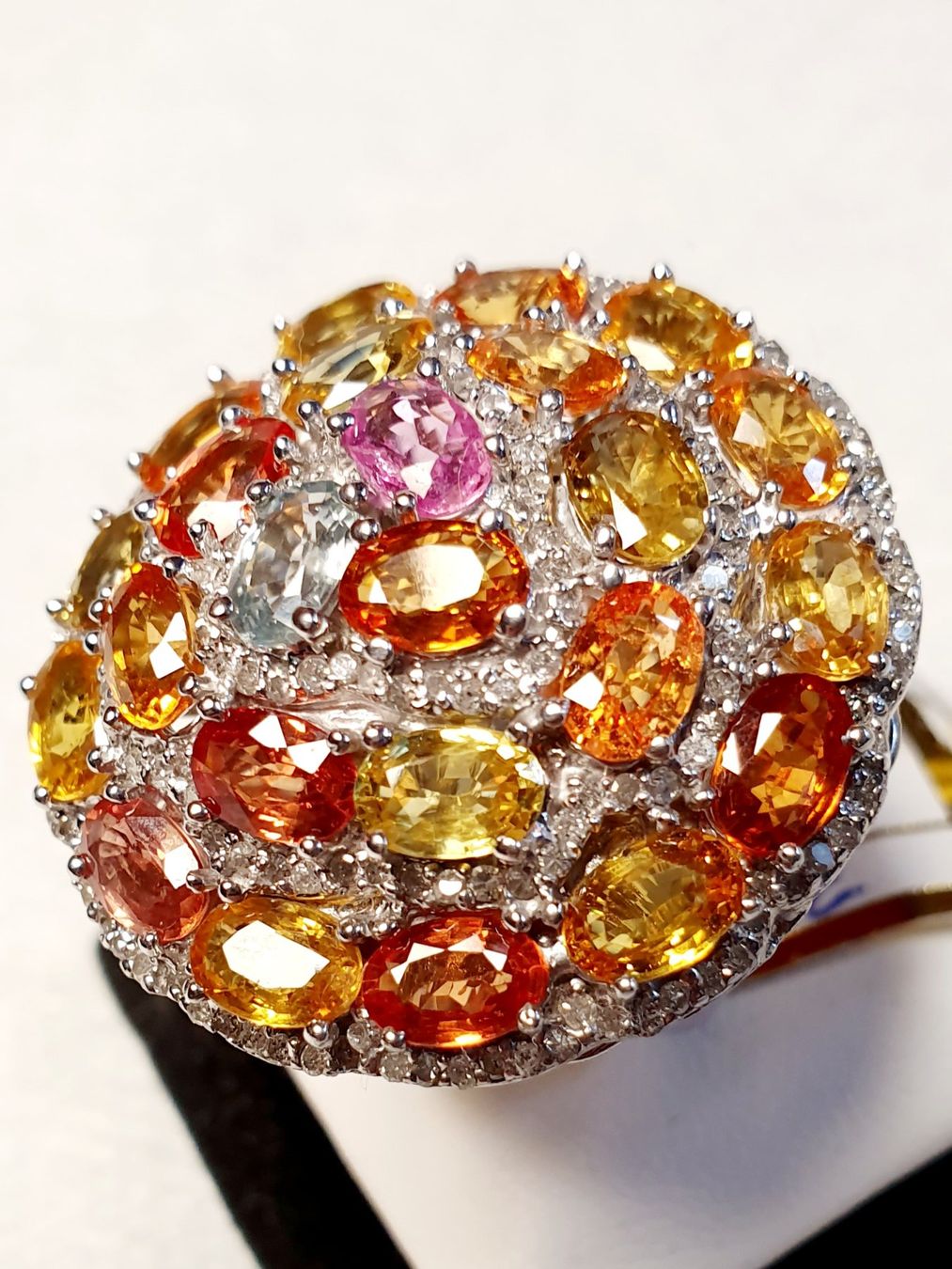 Anelli: Safir Diamant Fingerring – Nuovo (secondo la descrizione) da Zürich venduto da Benedikt21