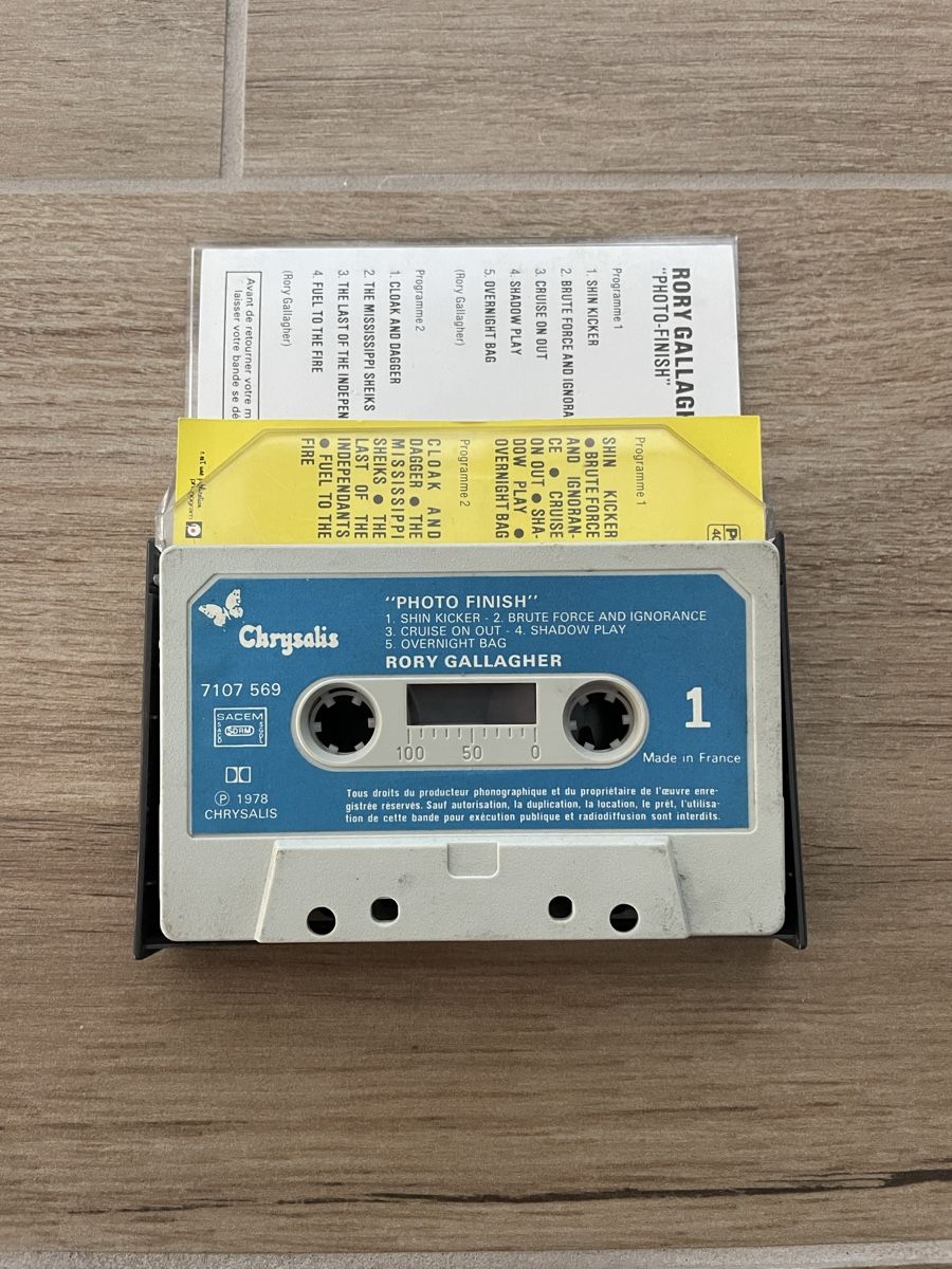 Musicassette: Cassette audio - Rory Gallagher - "Photo-Finish" – Usato da Lonay venduto da ju-71 4