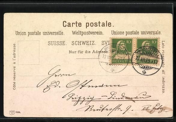 Cartoline postali: AK Aarau, Gesamtansicht, 1925 – Usato da Berlin venduto da bartko-reher 1