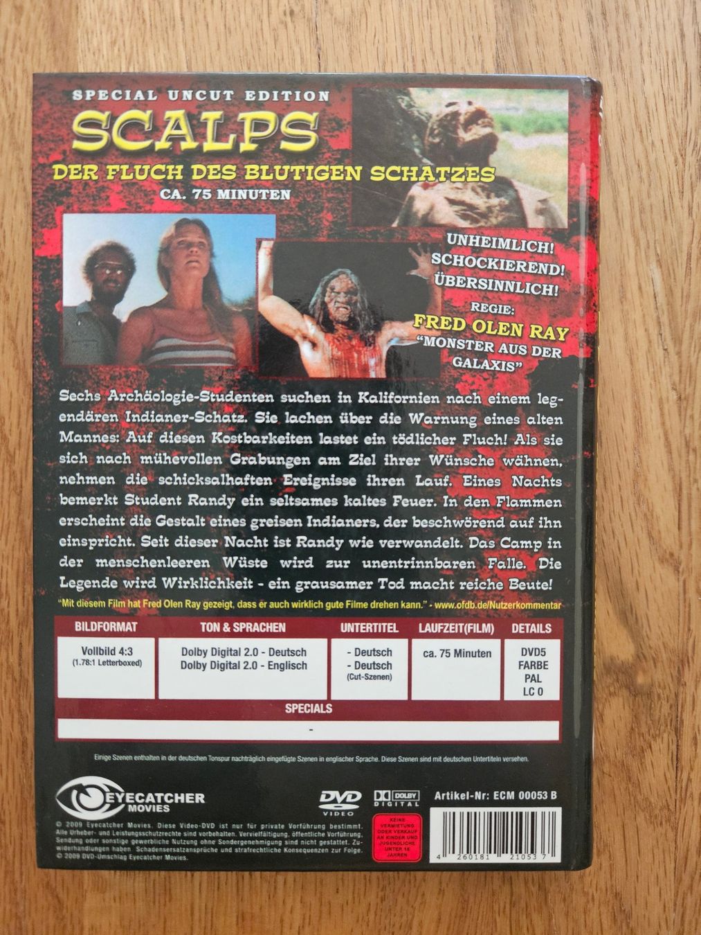 Alle DVDs: Scalps - der Fluch des blutigen Schatzes uncut – Gebraucht aus St.Gallen von Capsule_Corporation 1