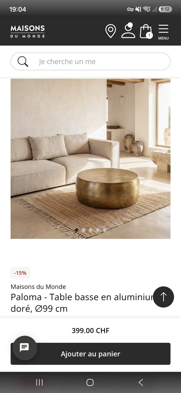 Maisons du monde Tische: table basse – Gebraucht aus Nyon von gri_6hqt 1