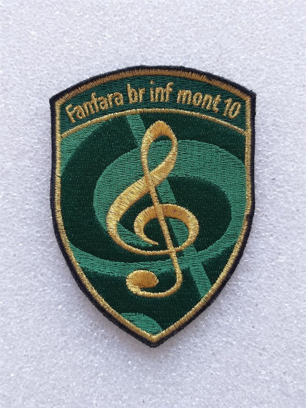 Placchette & Badge: Verbandsabzeichen Fanfara br inf mont 10 – Usato da Bauma venduto da SwissMilitaria