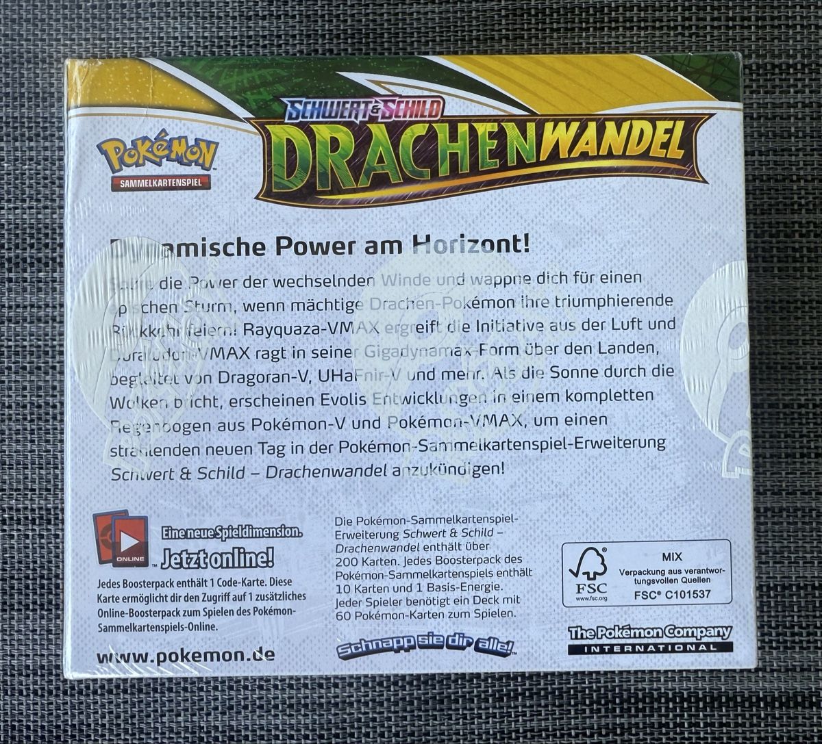 Pokémon Carte collezionabili: Pokemon Display Drachenwandel inkl. Acrylcase – Nuovo (secondo la descrizione) da Zürich venduto da Cardimon 1