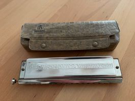 Mundharmonika M. Hohner Germany „THE 64 CHROMONICA“