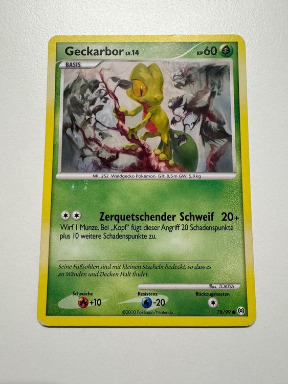 Treecko / Geckarbor Lv. 14 (AR 78) - Arceus - DE - Pokémon (Gebraucht ...