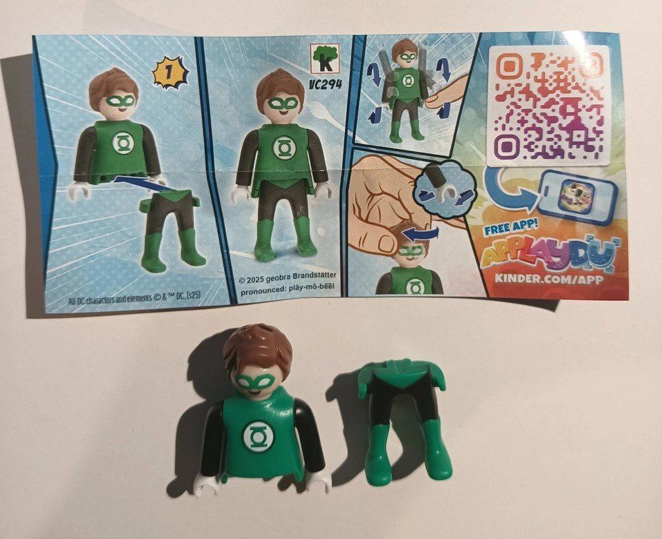 Playmobil Spielzeuge: PLAYMOBIL FI?URES 04 GREEN LANTERN DC COMICS CHARACTERS Kind – Neu (gemäss Beschreibung) aus Vezia von Aquarius_Age 3