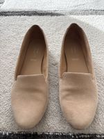 Elegante Echtleder-Loafer, beige, Grösse38– Herbst Sale!