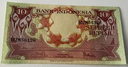 Indonesien 10 Rupiah 1959 XF+