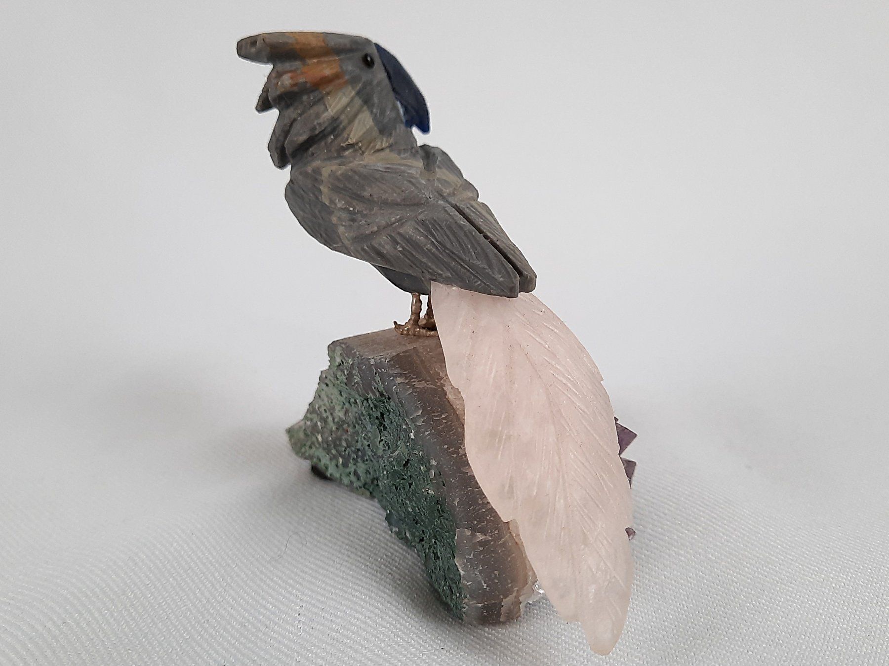 Pierres précieuses: 2 Amethyst mit Kakadu – D'occasion à Beinwil am See par Restwert_Beinwil 8