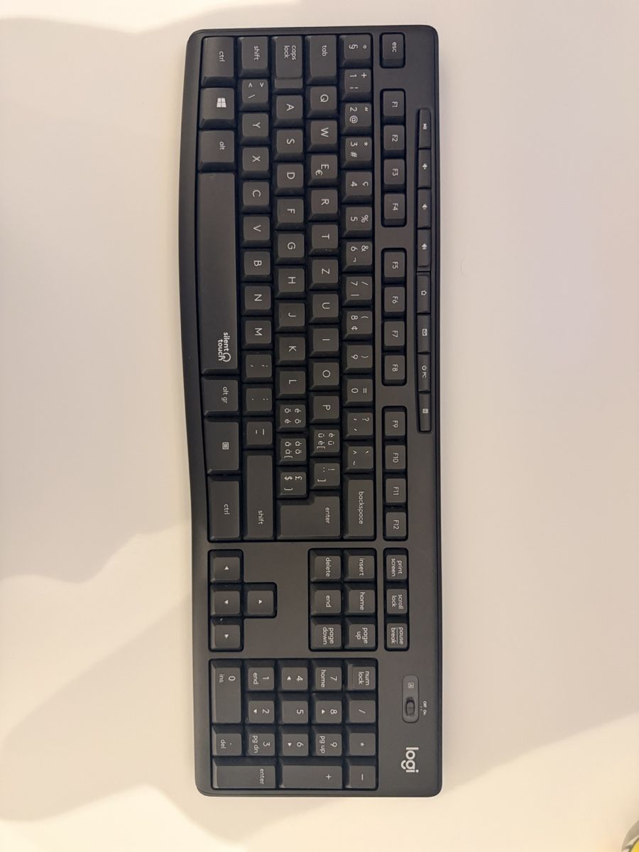 Logitech Tastiere: Logitech Tastatur Silent Touch schwarz – Difettoso da Liestal venduto da Bennetton