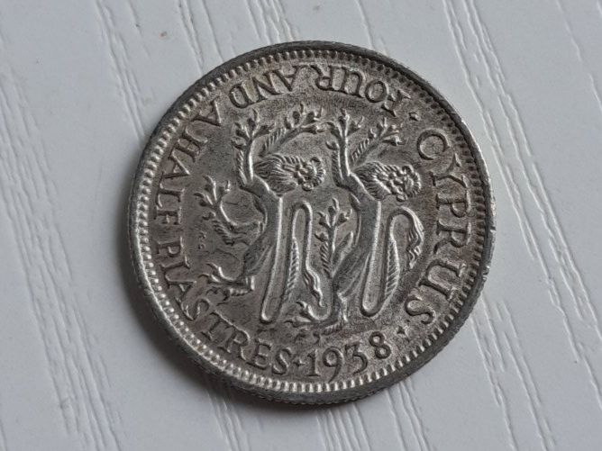 Tutti le monete: SILBER / 4½ Piaster / Zypern / 1938 – Usato da Liestal venduto da ReGaRicardo