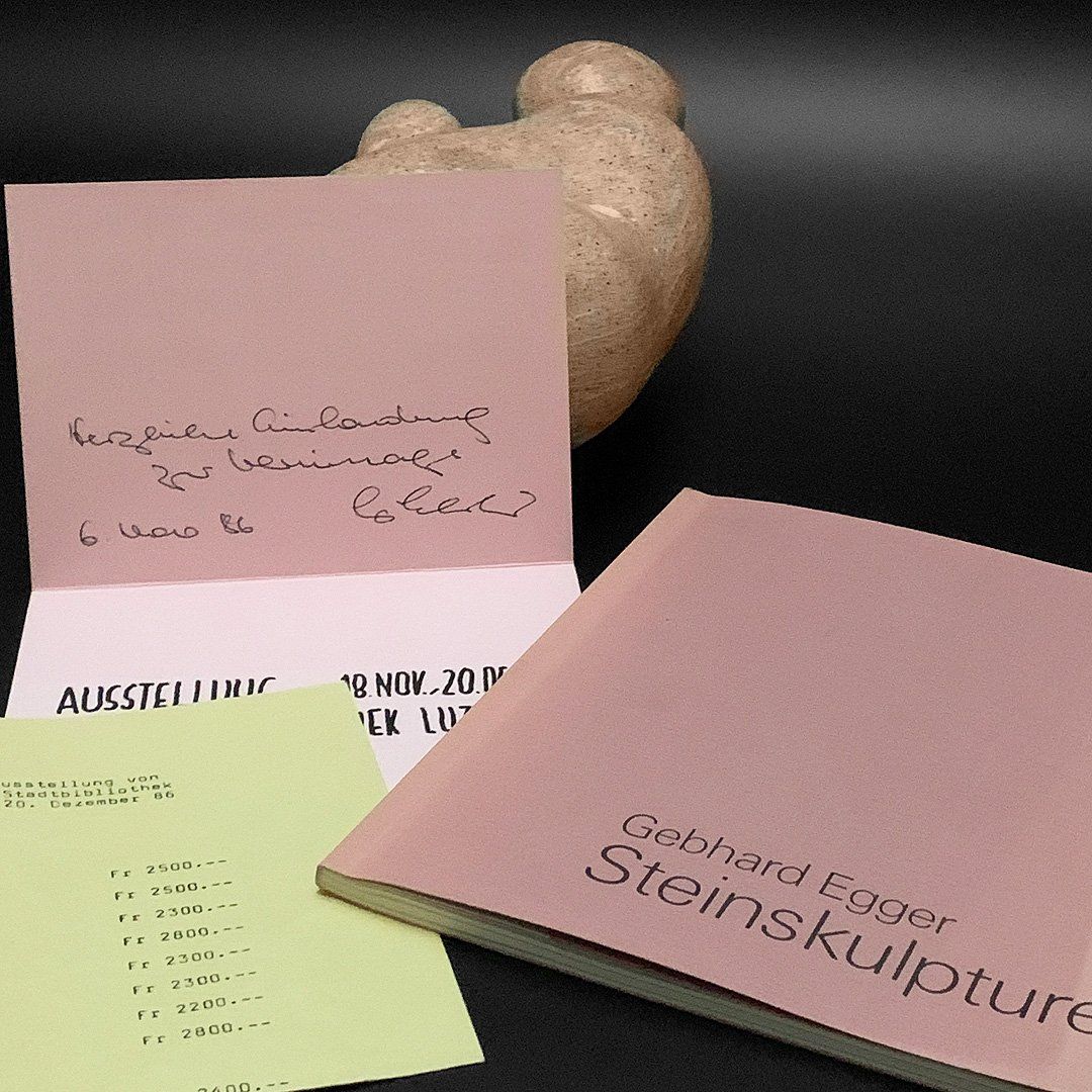 Sculture & Statue: Stein Skulptur von Gebhard Egger – Usato da Luzern venduto da Eukalyptus 5