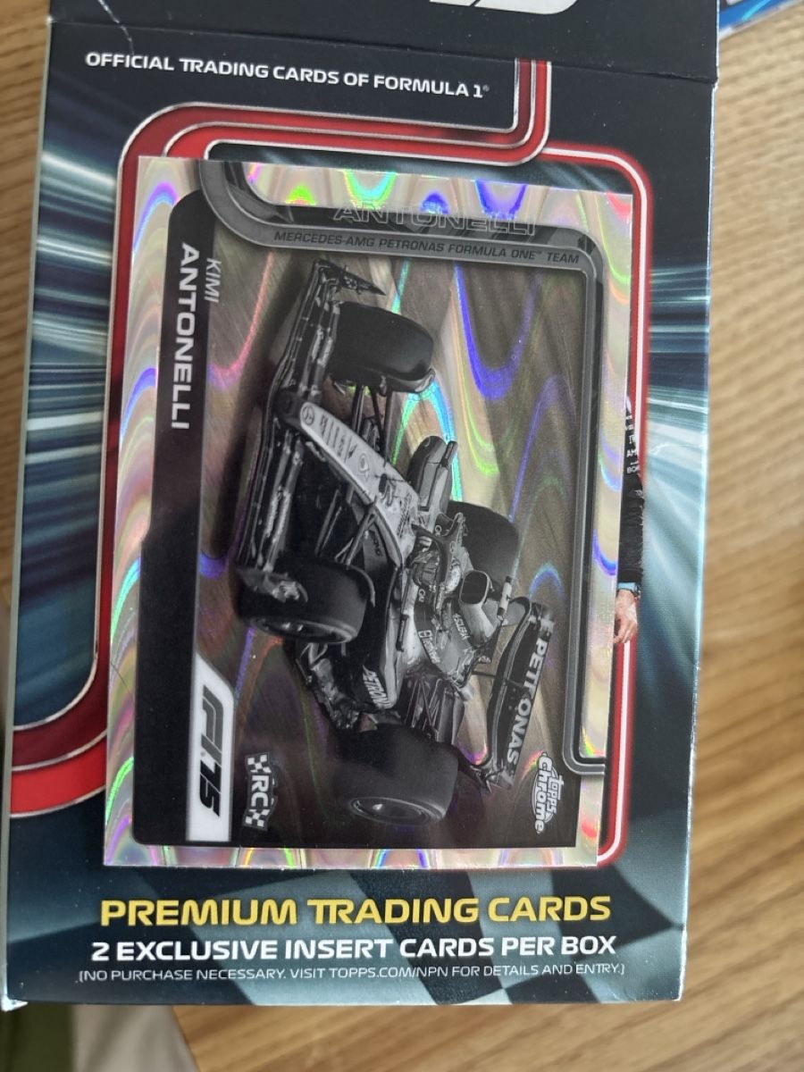 Topps Carte collezionabili: Kimi Antonelli Topps Chrome – Nuovo (secondo la descrizione) da Wil SG venduto da MA1225