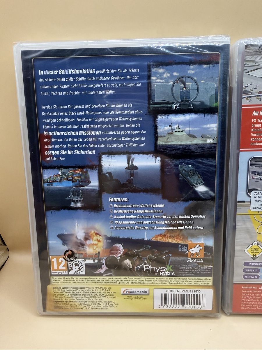 Giochi: 2x PC Simulation Neu/OVP – FS Traffic + Schiffsimulation – Nuovo e nell'imballaggio originale da Genève venduto da sho_67qj 2