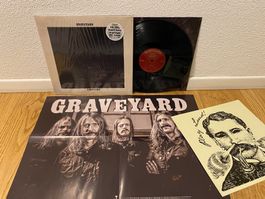 GRAVEYARD - LIGHTS OUT LP ORIG DE 2012 STONER, HARD ROCK NM