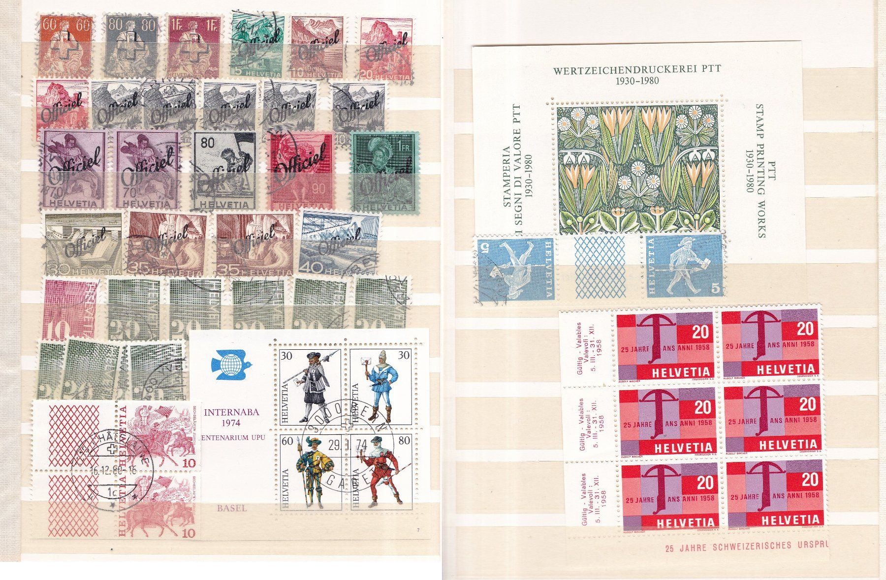 Alle Briefmarken: CH Briefmarkenalbum, bunt gemischt – Gebraucht aus Münchwilen AG von Nesar 2