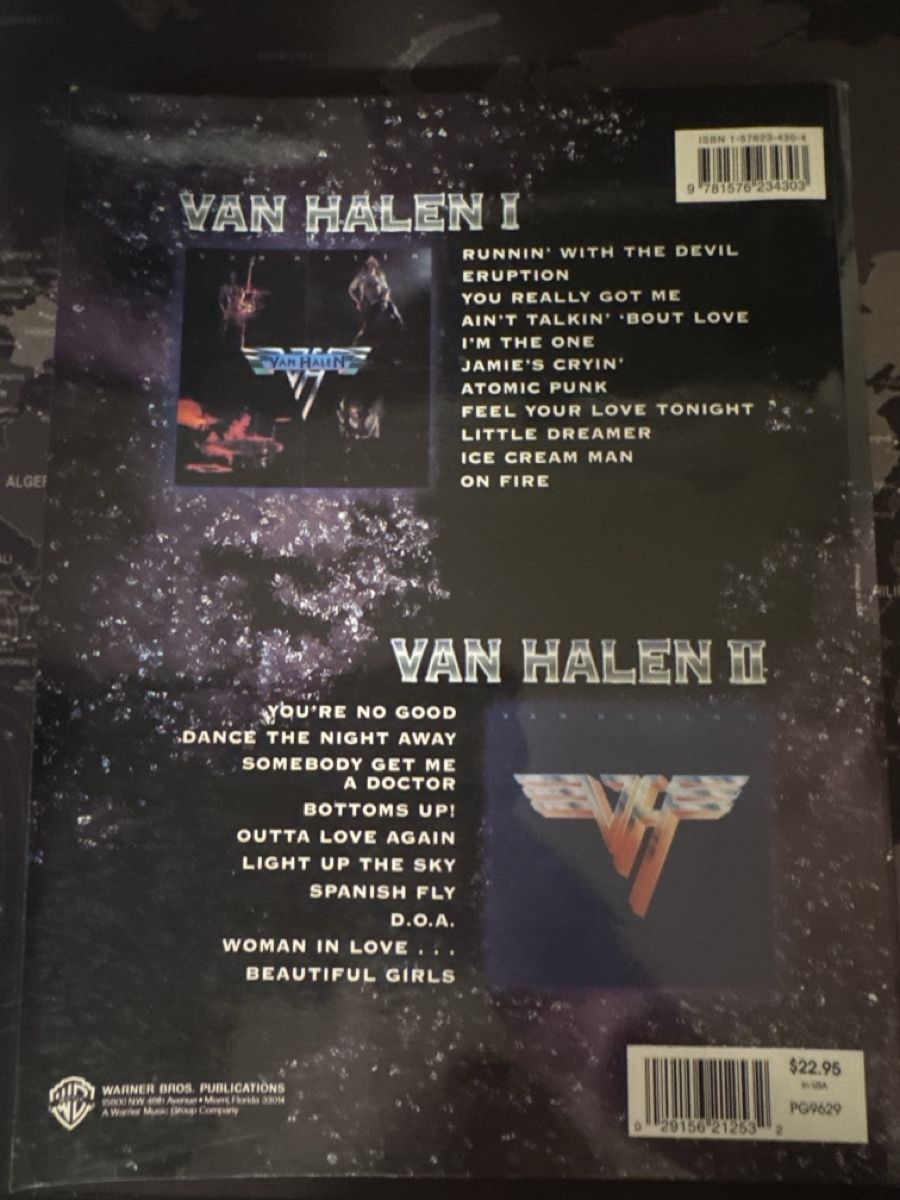 Libri: Van Halen I & II Guitar Tab Book – Usato da Pfaffhausen venduto da mavital 1
