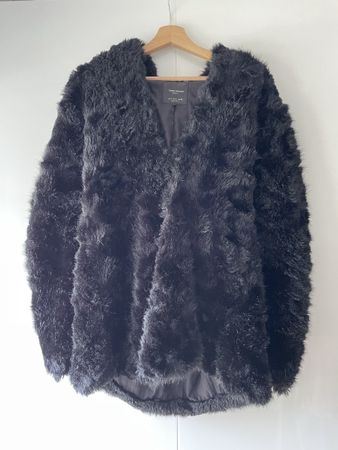 Zara Faux Fur Jacket L