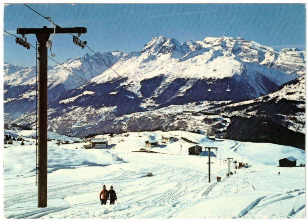 Cartoline postali: Obersaxen - Skilift Plitsches – Usato da Binningen venduto da Mountainrider