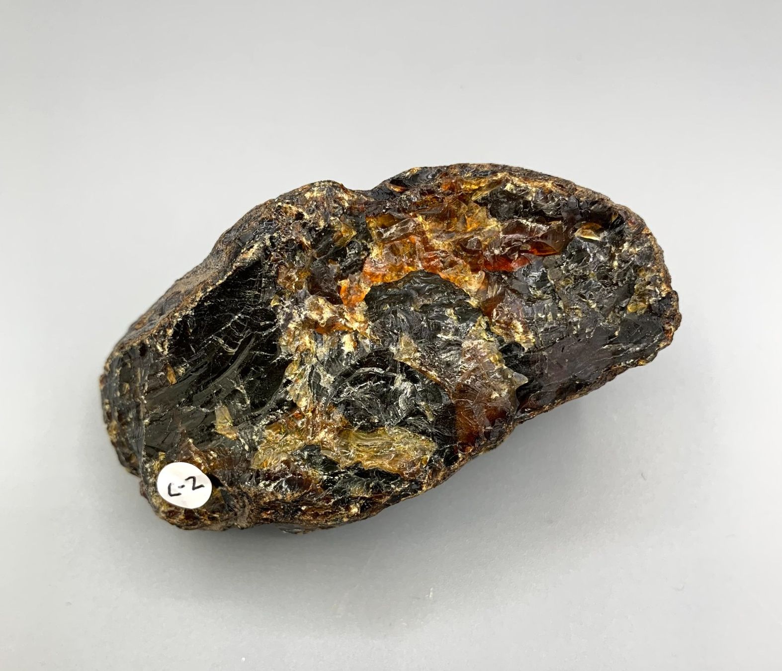 Minerali & Pietre curative: Blauer Bernstein - Rohstein - Naturbelassen – Nuovo (secondo la descrizione) da Samstagern venduto da Spliti