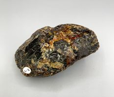 Blauer Bernstein - Rohstein - Naturbelassen